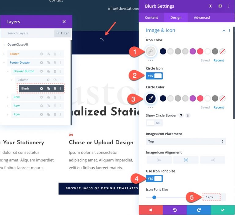 How to Design a Floating Footer Drawer in Divi