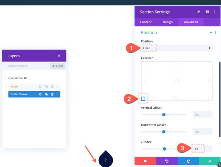 How to Design a Floating Footer Drawer in Divi