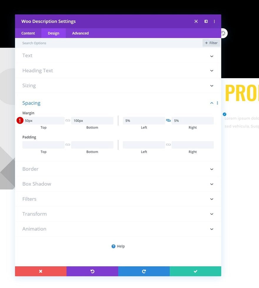 product benefit grid