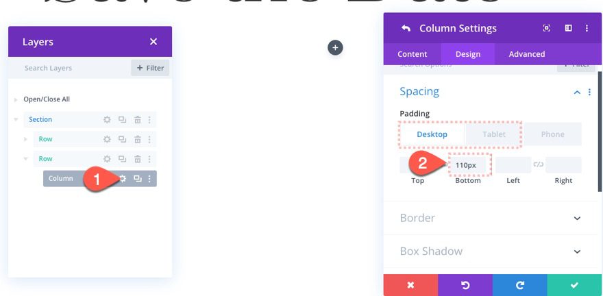 divi scroll animated number counters