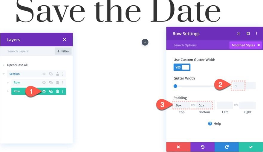 divi scroll animated number counters