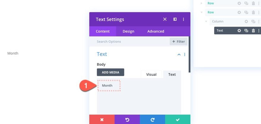 divi scroll animated number counters