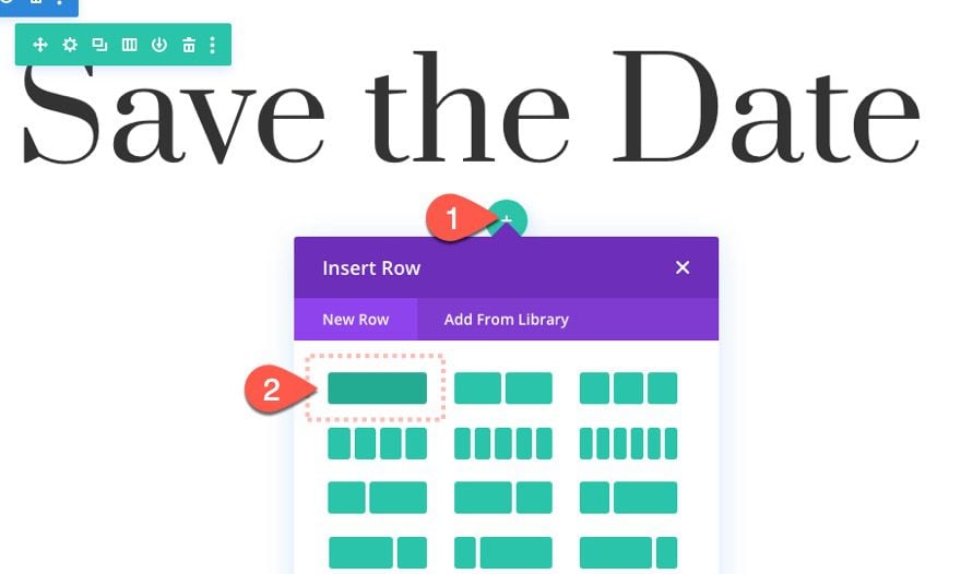 divi scroll animated number counters