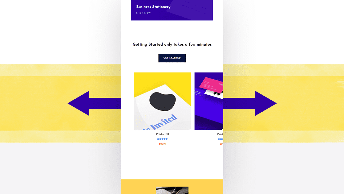 Turning Divi’s Shop Module into Dynamic Product Swipe Cards on Mobile