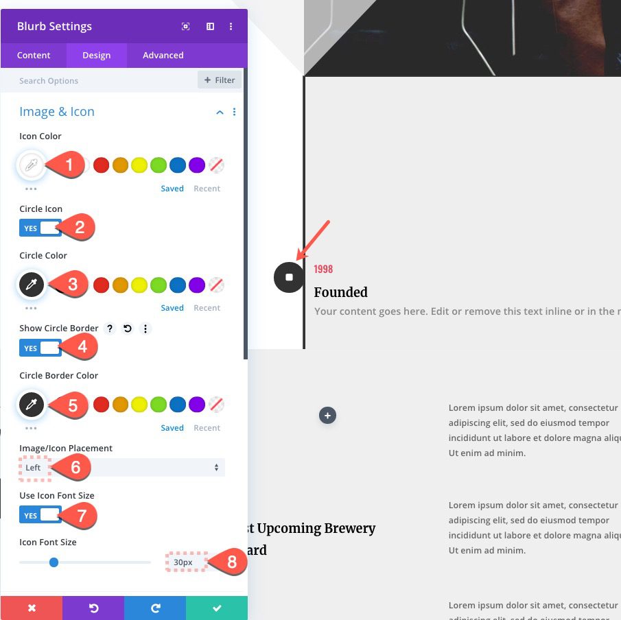 Divi Timeline Layout with Scroll Effects