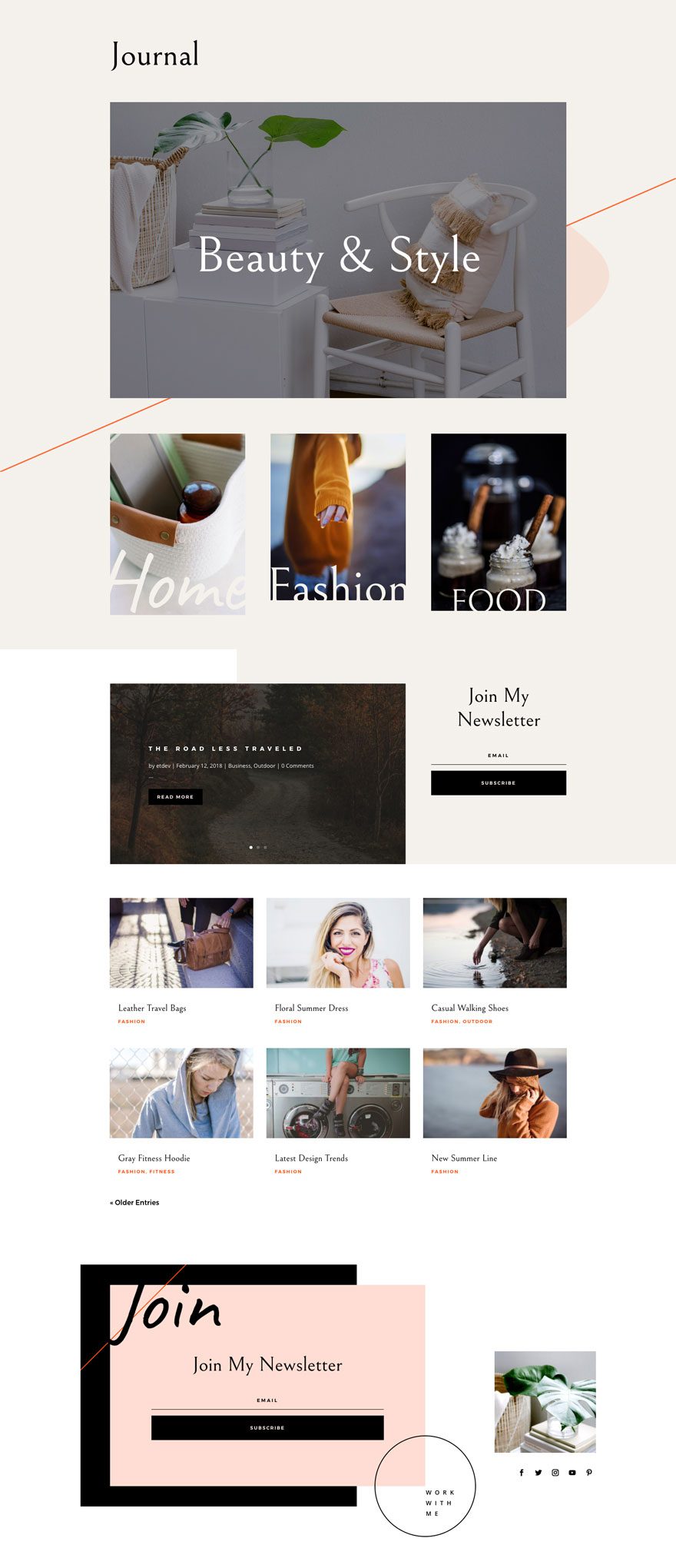 divi influencer layout pack