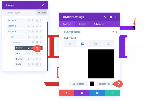 How to Create Colorful Text Background Scroll Animation with Divi