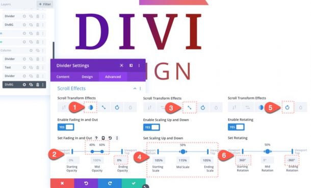 How to Create Colorful Text Background Scroll Animation with Divi