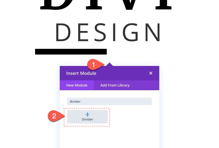 divi text background scroll effects