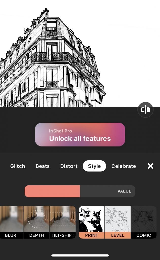 InShot app