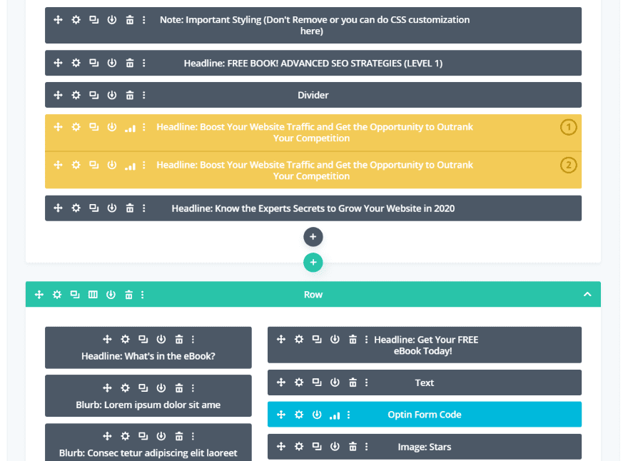 Split-Testing the Sales Funnel with Divi