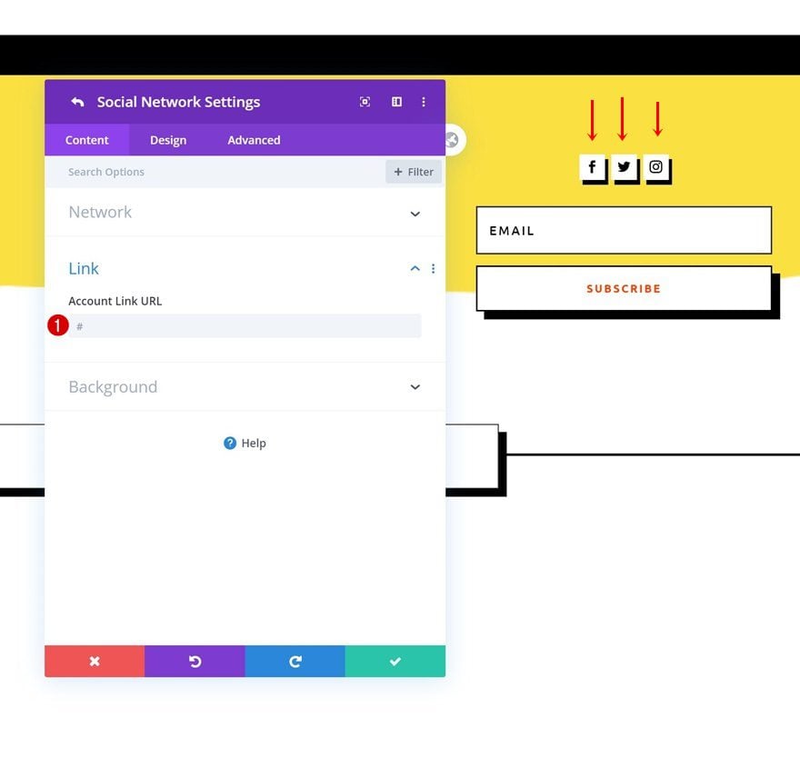 financial writer header footer