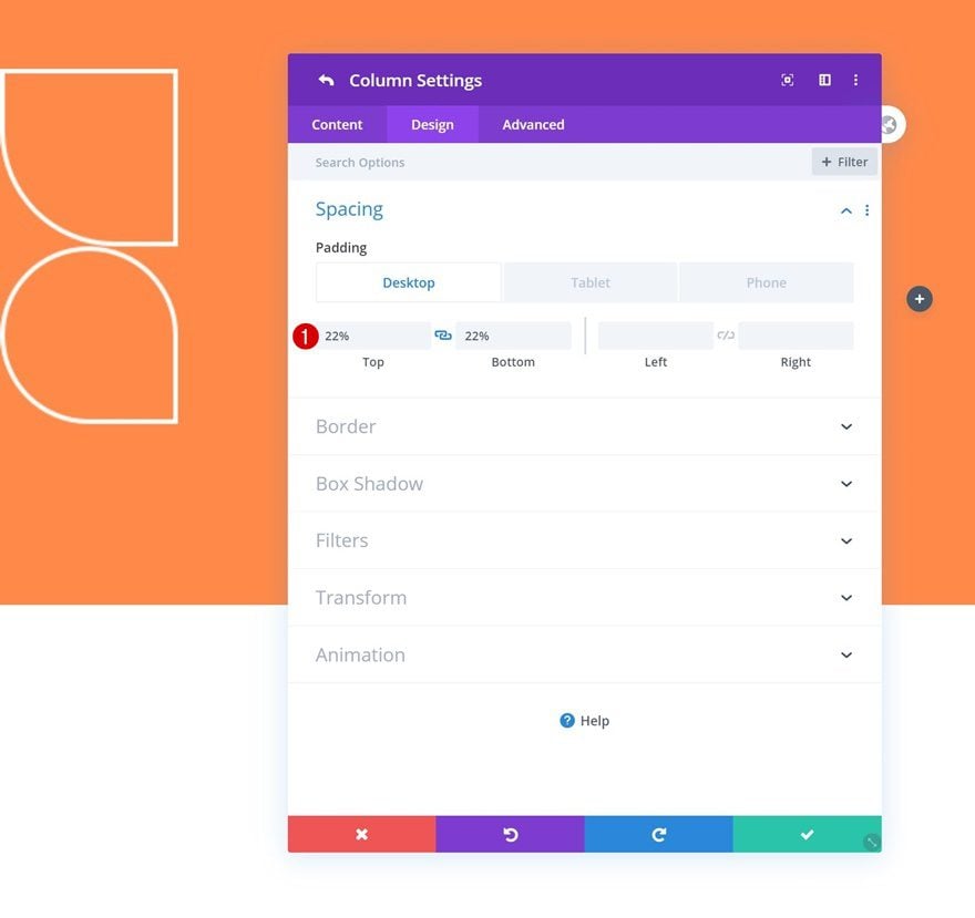 column contact form