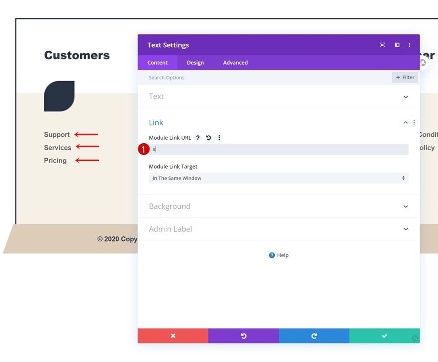 Header & Footer Template for The Financial Advisor Layout Pack