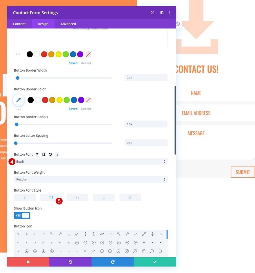 column contact form