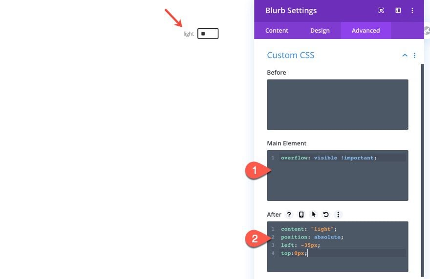 dark mode toggle in divi