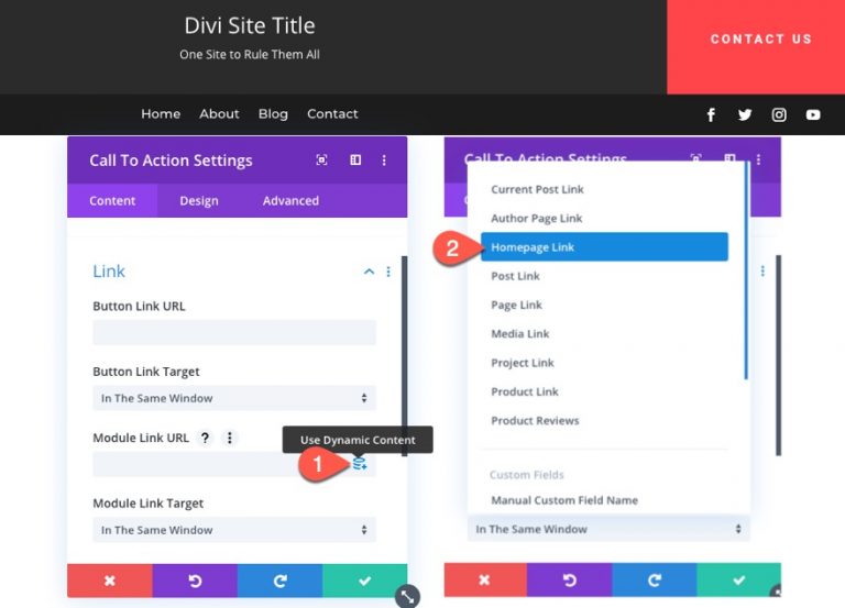 How to Add a Dynamic Site Title and Tagline to a Divi Global Header