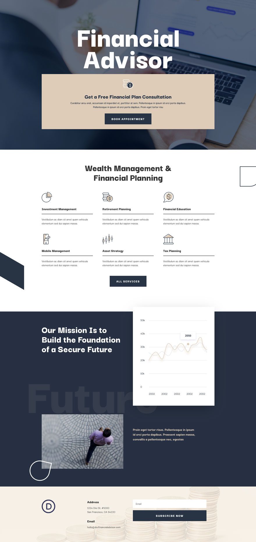 financial advisor website