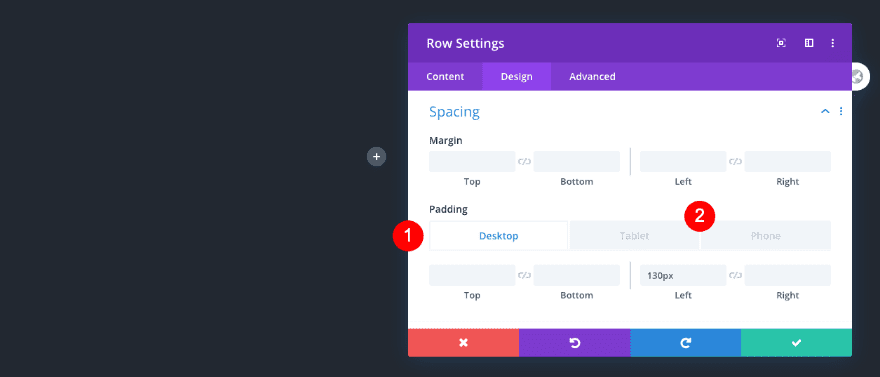 scrollable portfolio navigation list