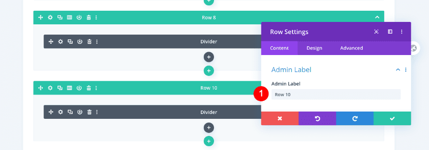 scrollable portfolio navigation list