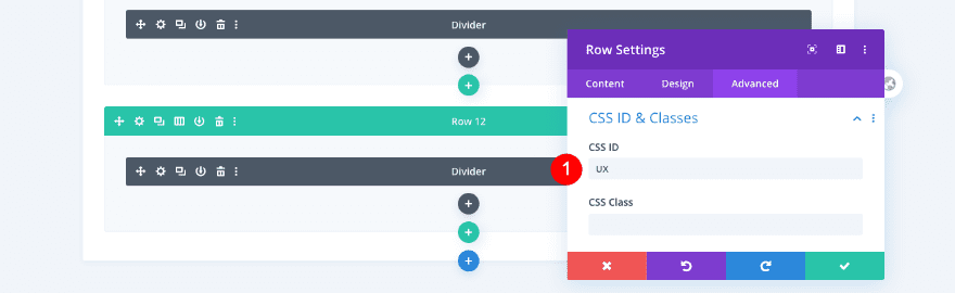 scrollable portfolio navigation list