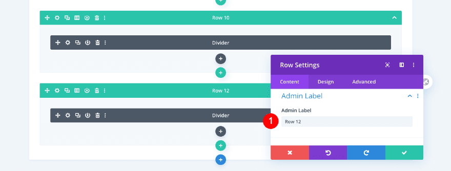 scrollable portfolio navigation list