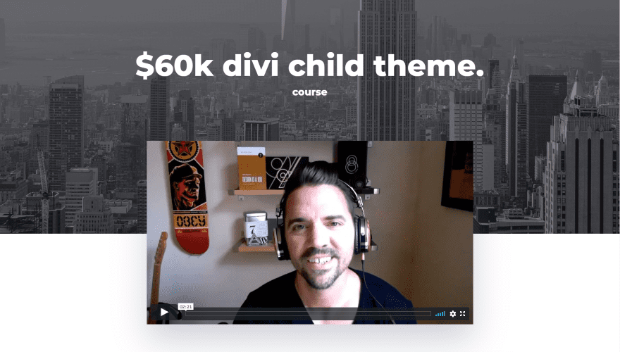 $60k Divi Child Theme Course