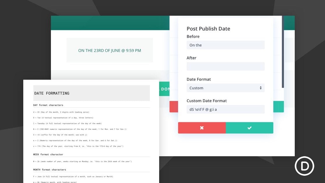 A Guide to Date and Time Formatting in Divi