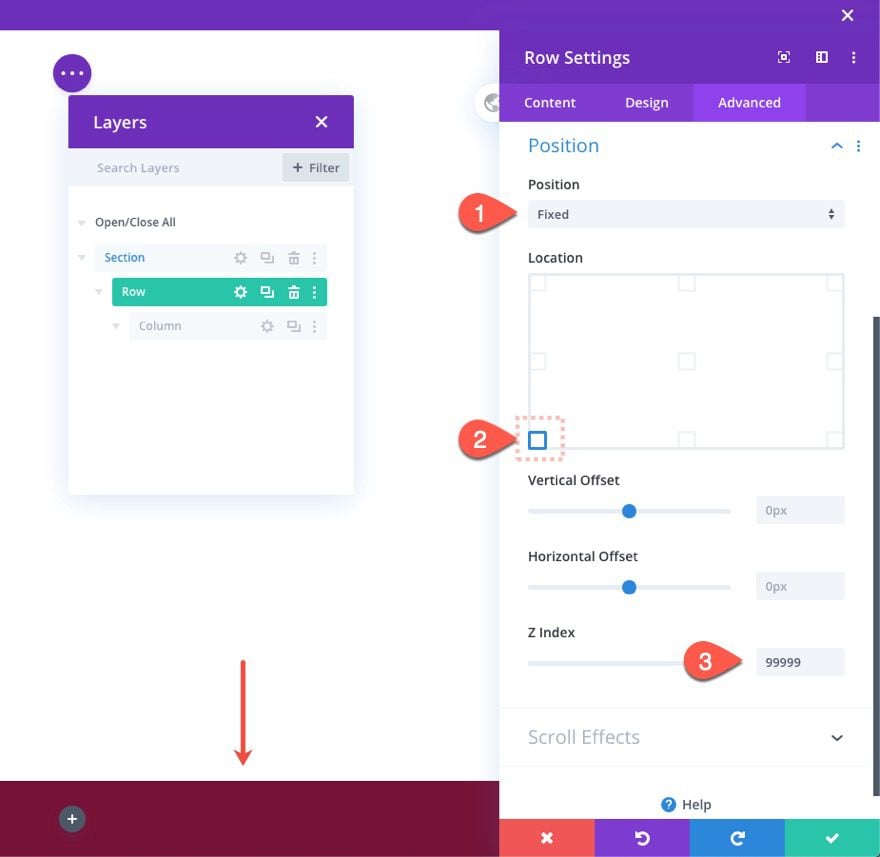 divi mobile contact bar