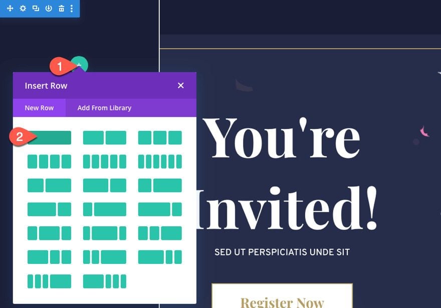 divi sliding push sidebar