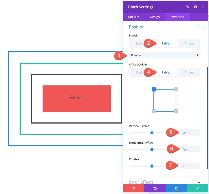 divi fixed position