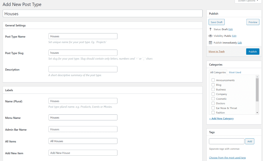 Creating a Divi Machine Post Type