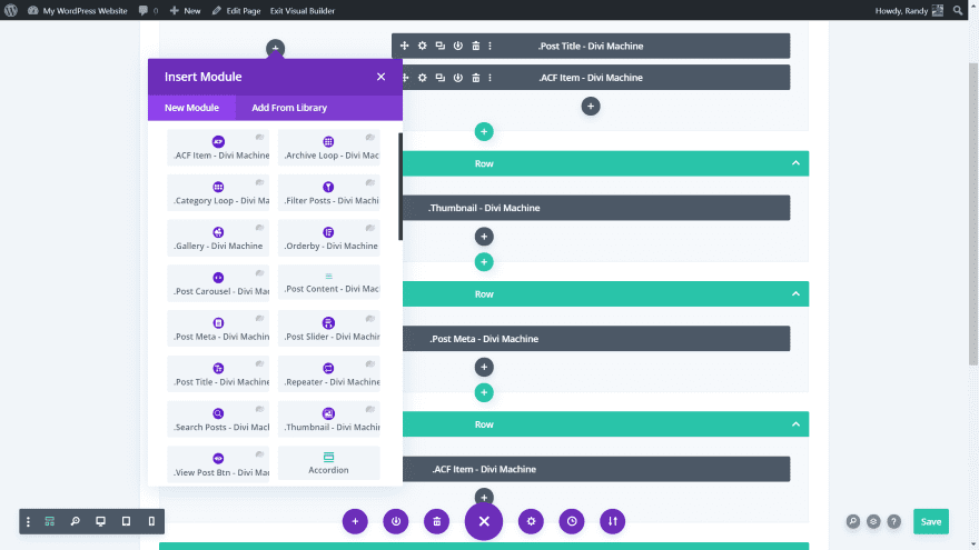 Divi Machine Modules