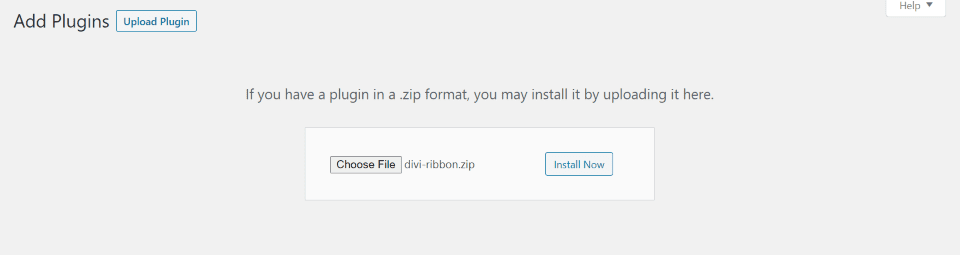 Installing Divi Ribbon Module