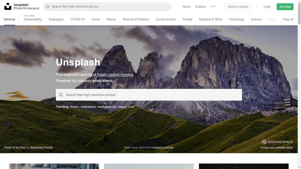 Using Unsplash Images without a Plugin