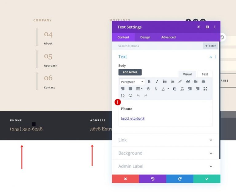 Download a FREE Header & Footer Template for Divi's Upholstery Layout Pack