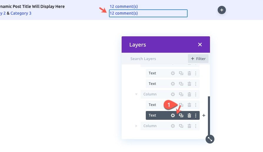 divi dynamic post info bar