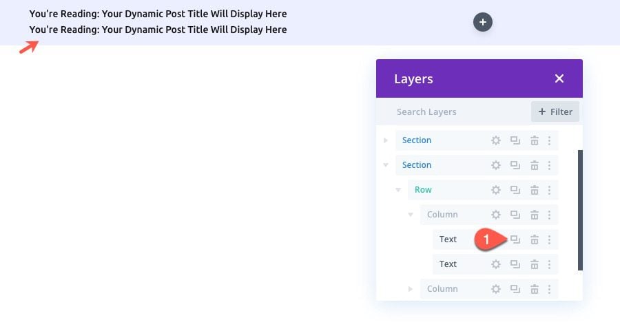 divi dynamic post info bar