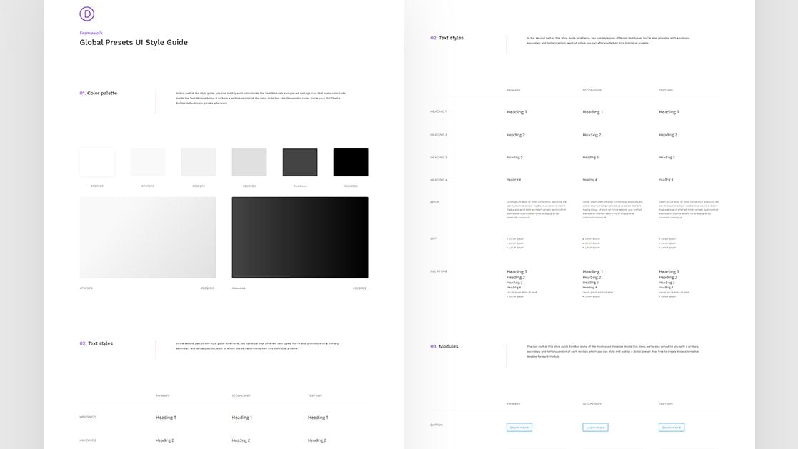 Setting up a Global Presets Style Guide for Your Next Divi Website (FREE Framework Download!)