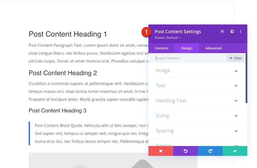 divi Landscape Maintenace post template