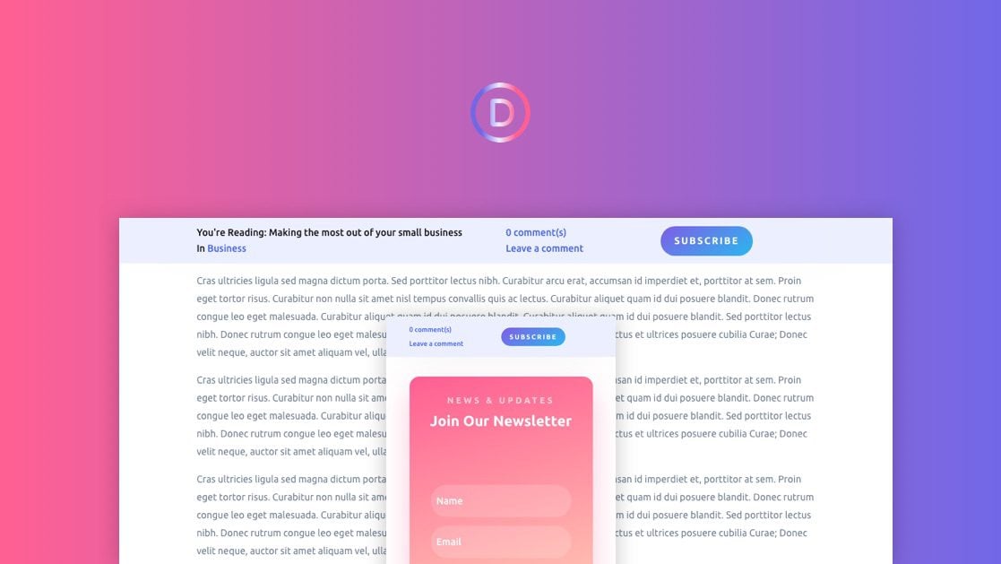 How to Create a Dynamic Post Info Bar for your Divi Blog Post Template