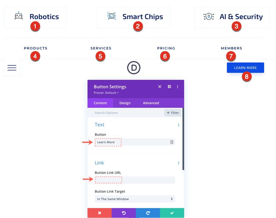 divi-header-footer-robotics-layout