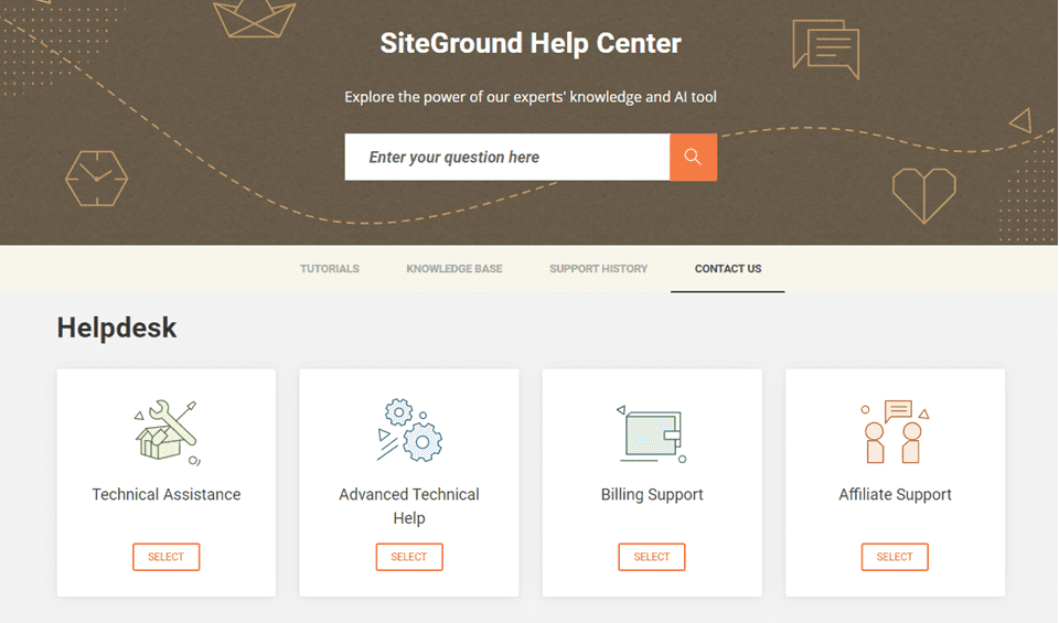 siteground support