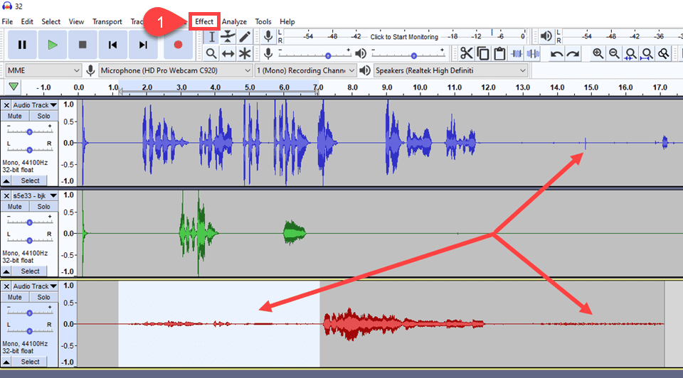 how to edit a podcast with audacity