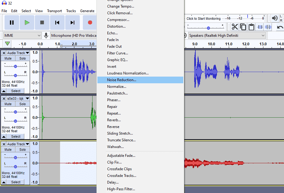 how to edit a podcast with audacity