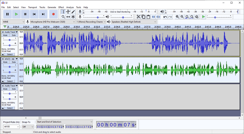 how to edit a podcast with audacity