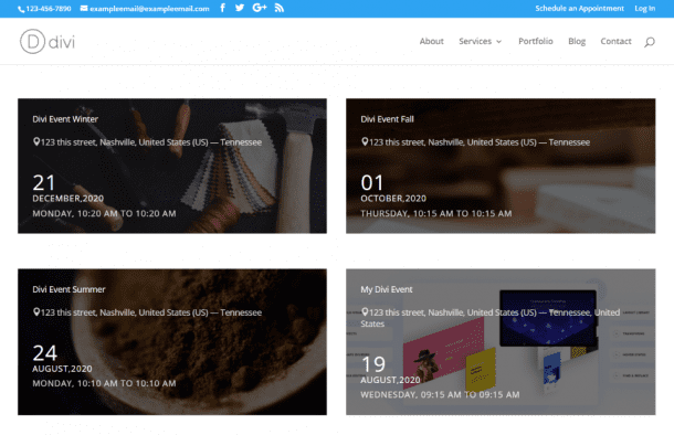 Divi Plugin Highlight: Divi Event Manager