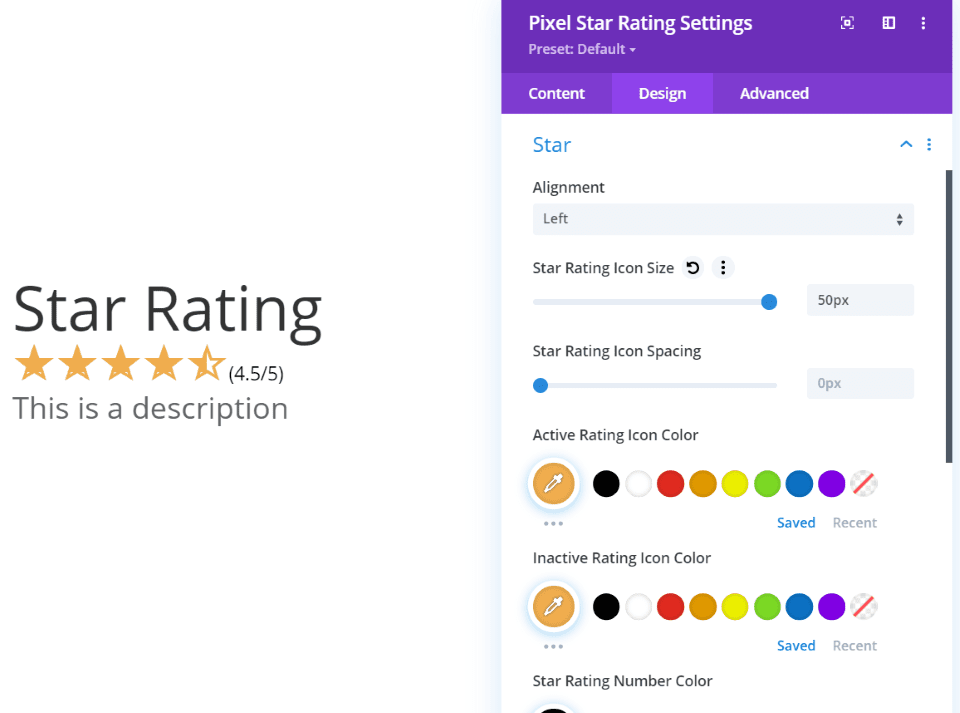 Star Rating