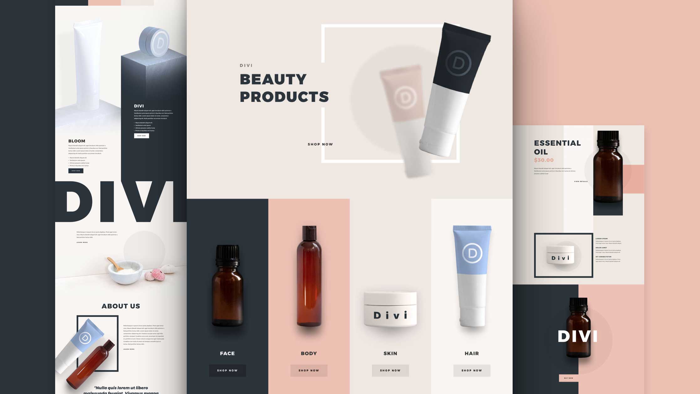 Get a FREE Beauty Product Layout Pack for Divi