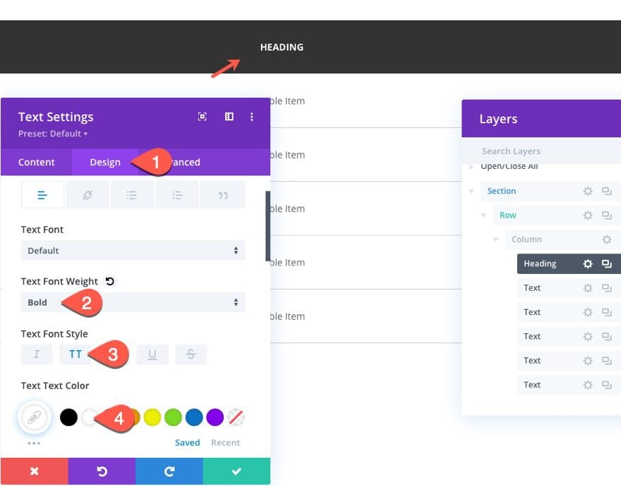 divi table with horizontal scroll